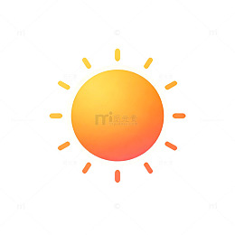卡通太阳图标设计素材
