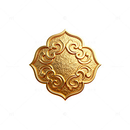 金色花纹装饰图案