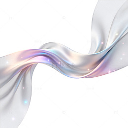 梦幻流光丝带艺术图案