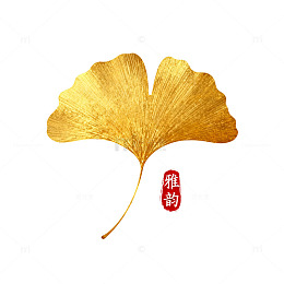金叶雅韵装饰画素材