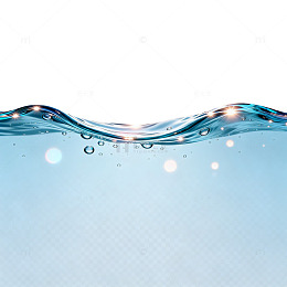 清澈水面波光设计素材