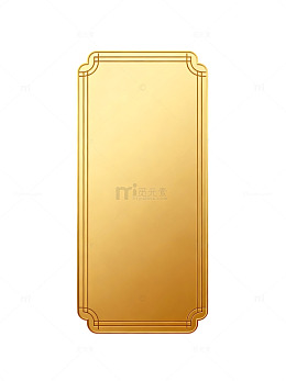 古典金色牌匾元素设计素材