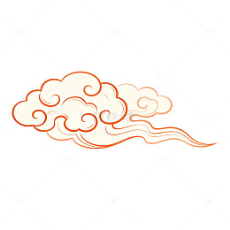 传统云纹图案矢量设计元素