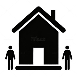 简约家庭图标设计素材