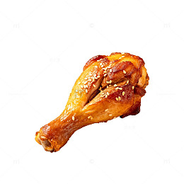 美食风格烤鸡腿美味佳肴图片