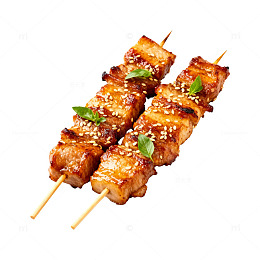 烤串美食诱人展示