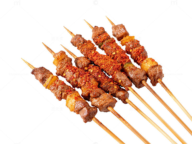 烧烤肉串美食图片素材