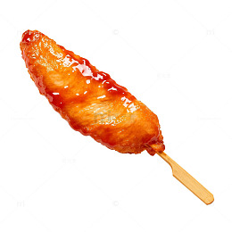 美食插画炸鸡腿
