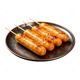 烤肠美食片