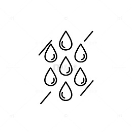 水滴图案简笔画