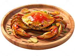 蒸螃蟹美食