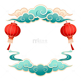 中国风喜庆边框设计素材