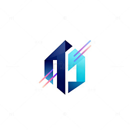 科技感字母LOGO设计元素