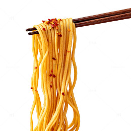筷子夹面美食片