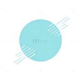 简约圆形科技感图标