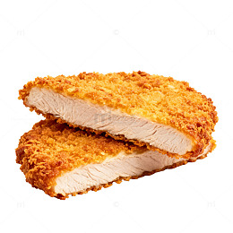 金黄炸鸡排美食片