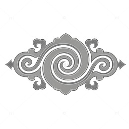 古典花纹装饰图案矢量图
