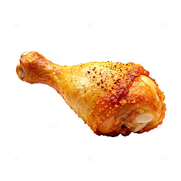 美食烤鸡腿高清图片