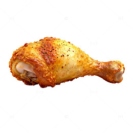 烤鸡腿美食图片