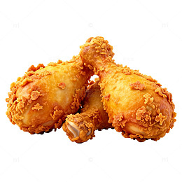 金黄炸鸡美食片