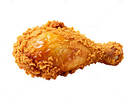 金黄炸鸡美食图片