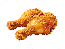 金黄炸鸡美食