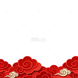 中国风祥云图案装饰背景