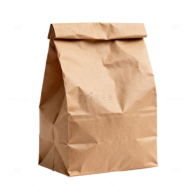 牛皮纸袋食品包装袋设计素材
