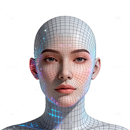 3D网格人脸模型数字设计
