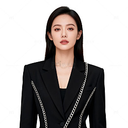 优雅女性正装肖像