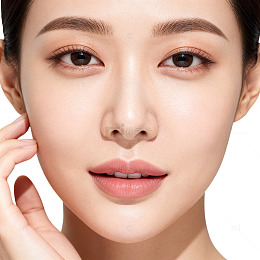 精致妆容女性肖像片