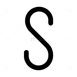 简约字母S标志设计素材
