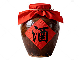 传统酒坛装饰素材