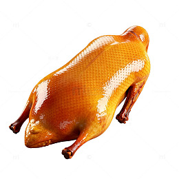 金黄烤鸭美食图像设计素材