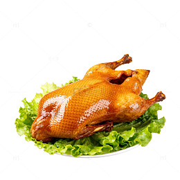 烤鸭美食菜肴图片设计素材