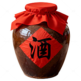 酒坛子中国风白酒
