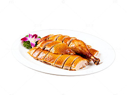 美食烧鸡菜肴展示