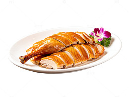 美食烤鸭摆盘