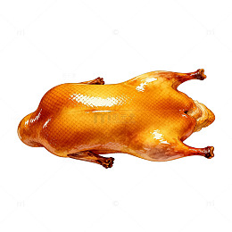 烤鸡美食美味食物图片透明背景