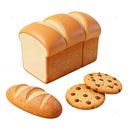 烘焙食品插画设计素材