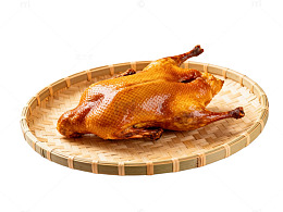 烤鸭美食美食插画风格图片