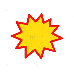 爆炸效果简笔画图案