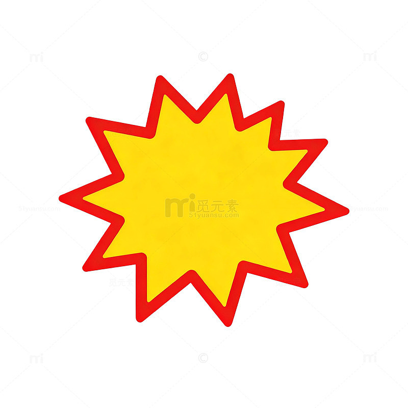 爆炸效果简笔画图案