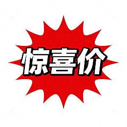 惊喜价促销广告