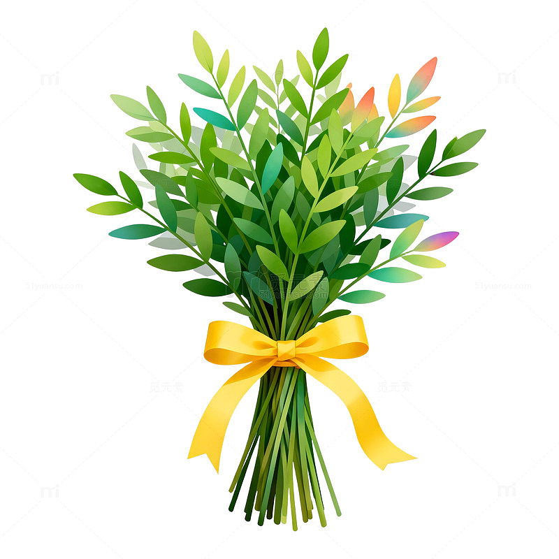 卡通植物花卉装饰插画素材