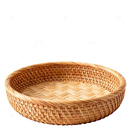 编织篮圆形竹编
