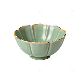 青瓷花瓣碗餐具瓷器