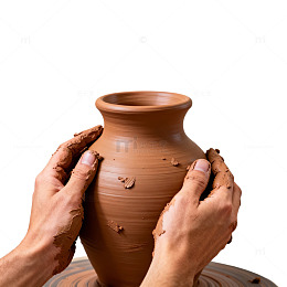 陶艺手工制作花瓶