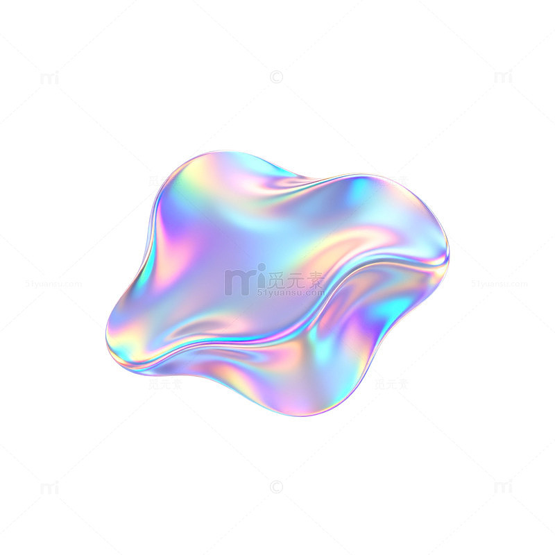 彩虹色流体抽象艺术图案
