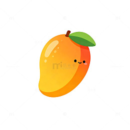 卡通芒果插图设计元素